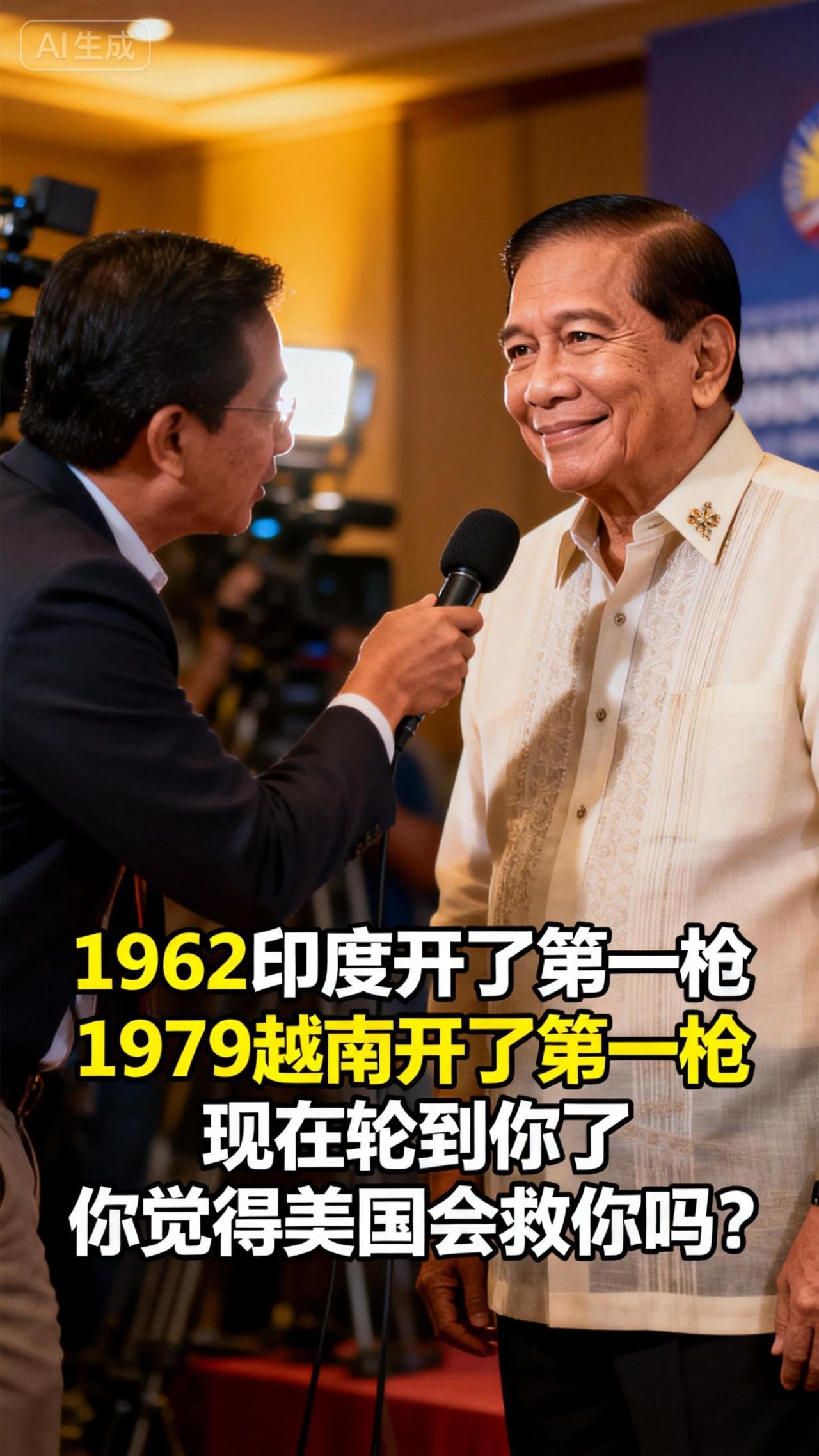 菲律宾总统小马科斯被记者问住了.！1.记者提问的尖锐性：菲律宾记者直接询问