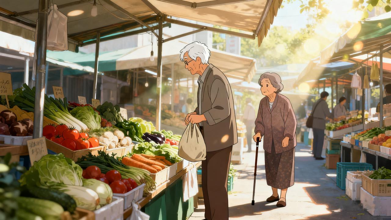 有些牵挂,藏了一辈子!楼下菜市场的张爷爷,每天总比别人多待半小时。不是生意没做