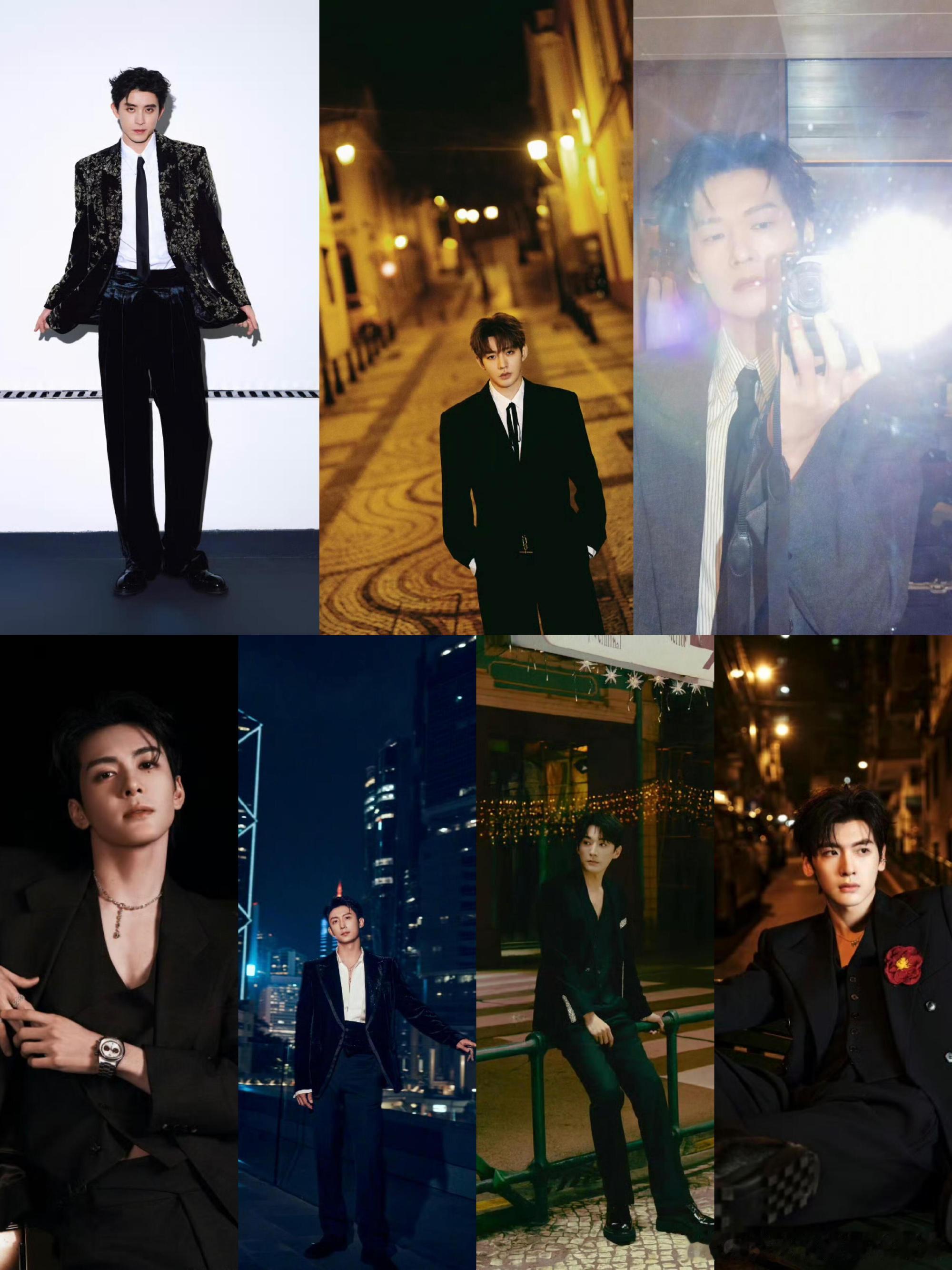 男明星尖叫之夜红毯：邓为曾舜晞魏大勋黄景瑜刘学义王安宇敖瑞鹏翟潇