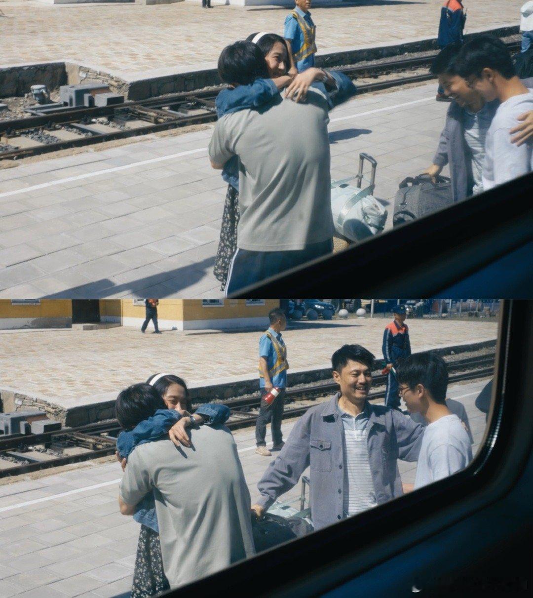 黄景瑜埋进关晓彤颈窝那一下电视剧岁月有情时久别后的拥抱藏着汹涌爱意，埋颈窝那一