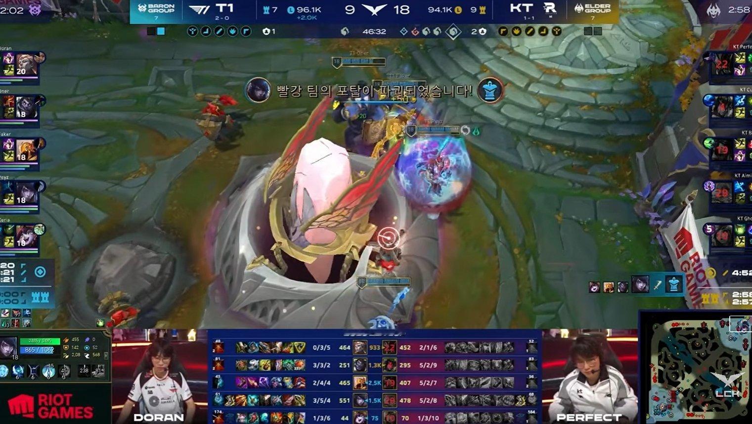 又是经典的T1开局不利→T1昏招频出→T1陷入苦战→T1垂死挣扎→T1发表获奖