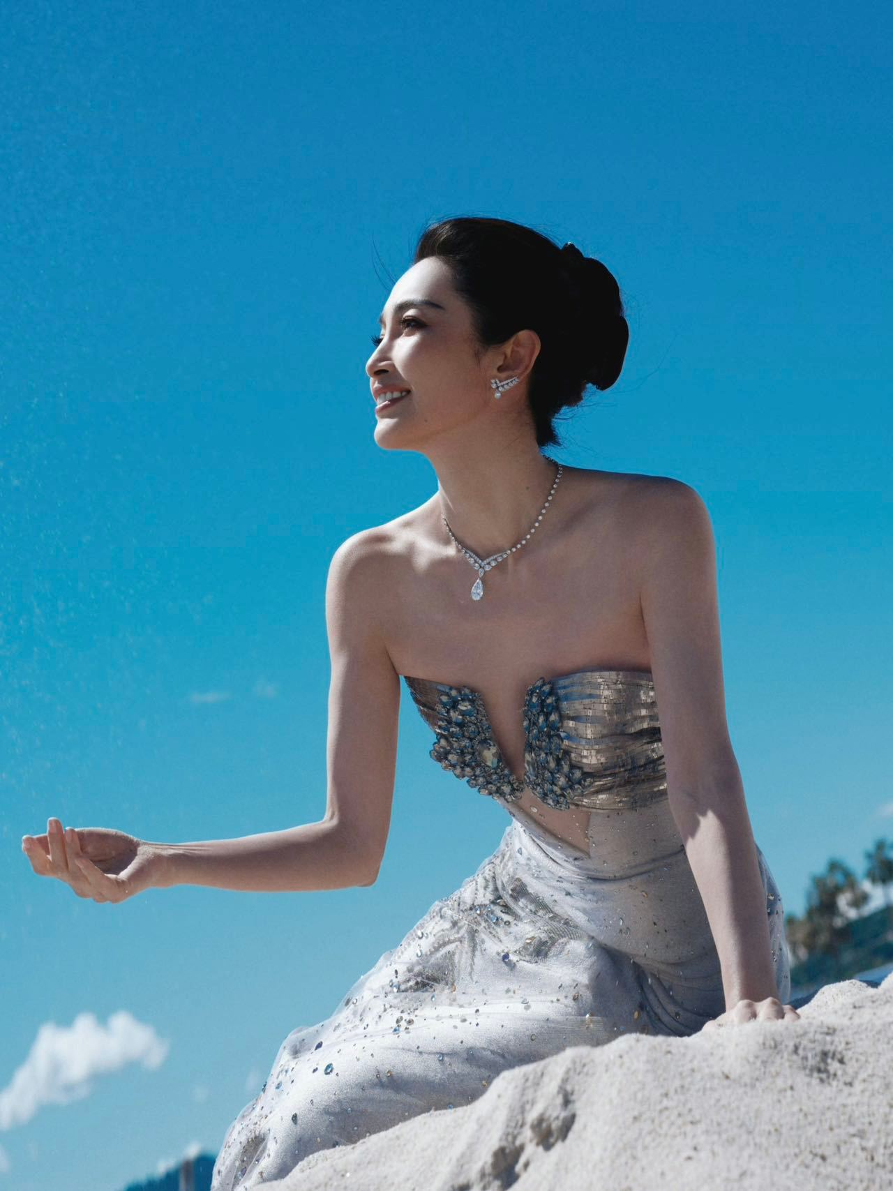 来看看李冰冰的戛纳红毯珠宝阵仗💎来自CHAUMETJoséphine Va
