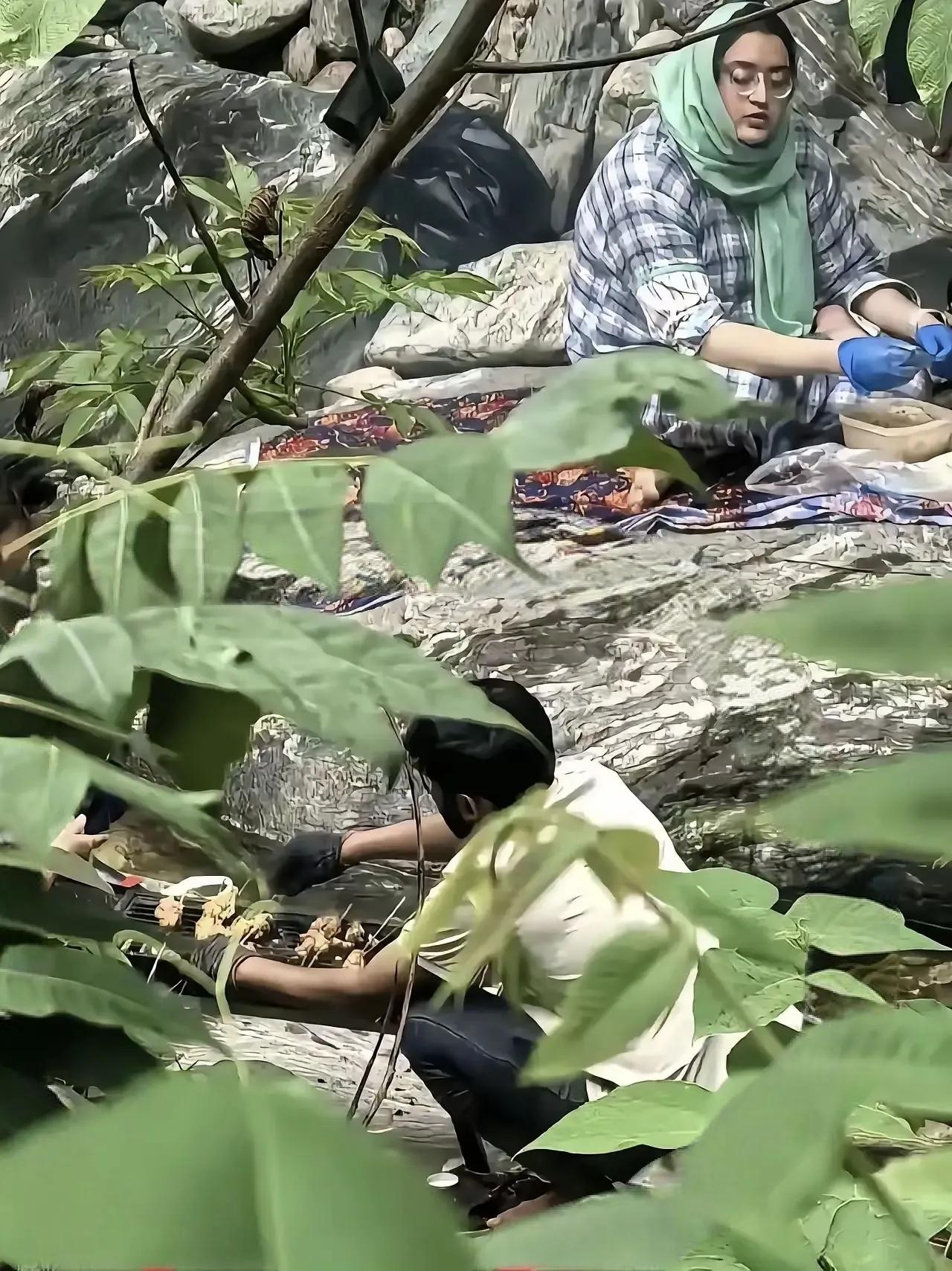 犄角旮旯都有印度人，有网友爬山，竟然半山坡看到一堆人正在烧烤最近有网友爬山，半