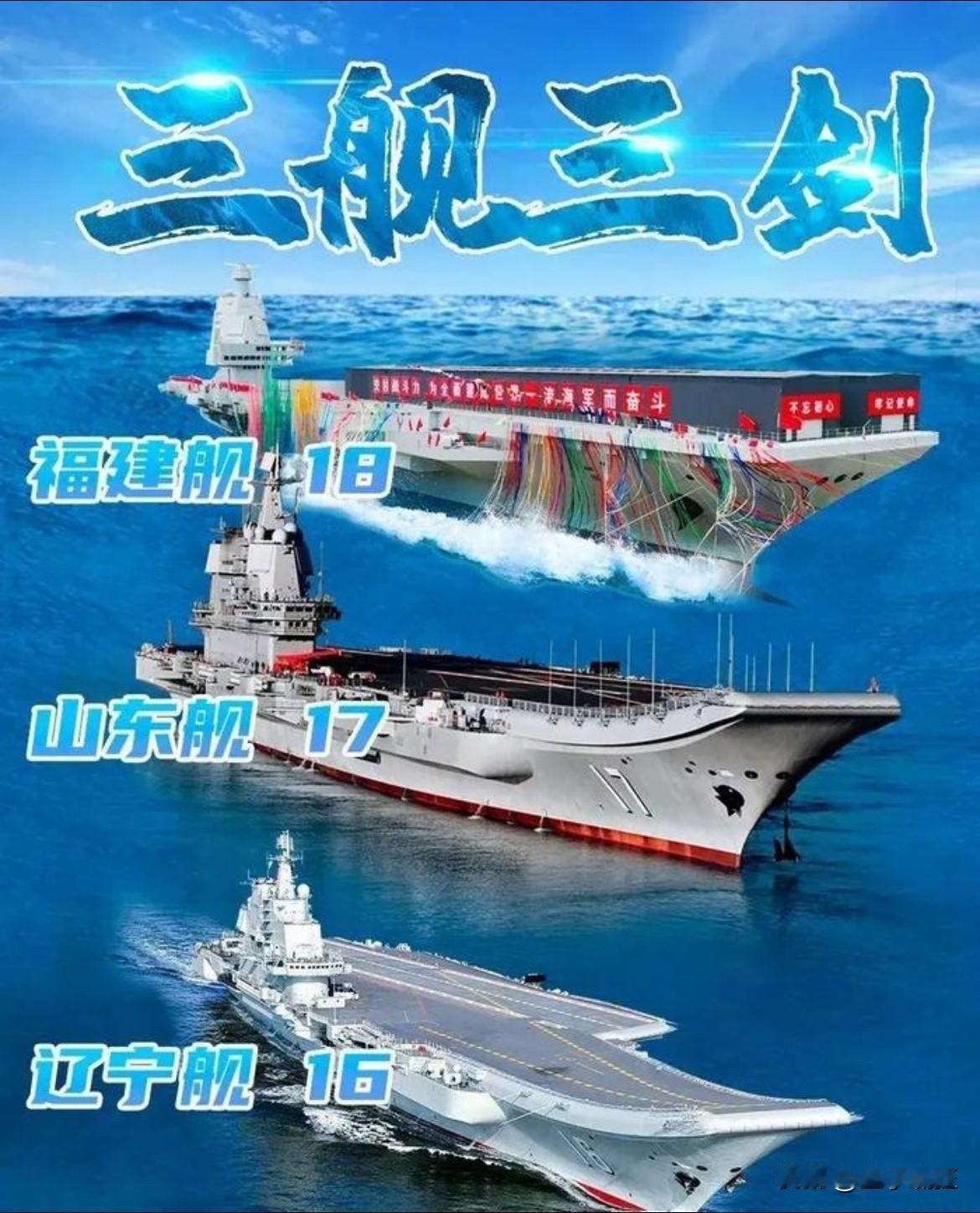 中华人民共和国正式向全世界宣告两件大事：第一件就是，我们的航母正式服役了，中国