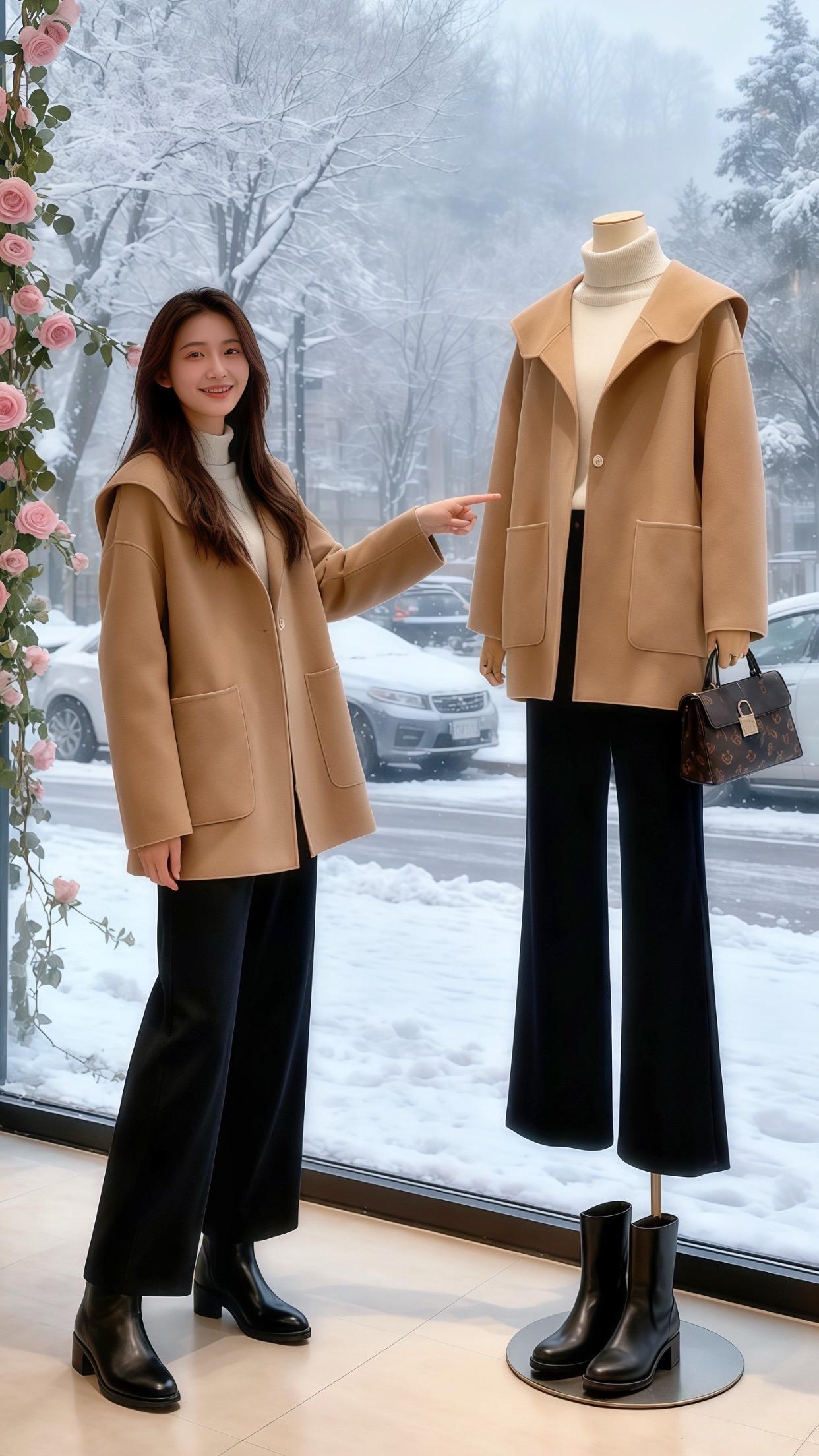 暖fufu的冬日ootd 秋冬穿搭实用主义 近期爆火秋季女装测评 来双...