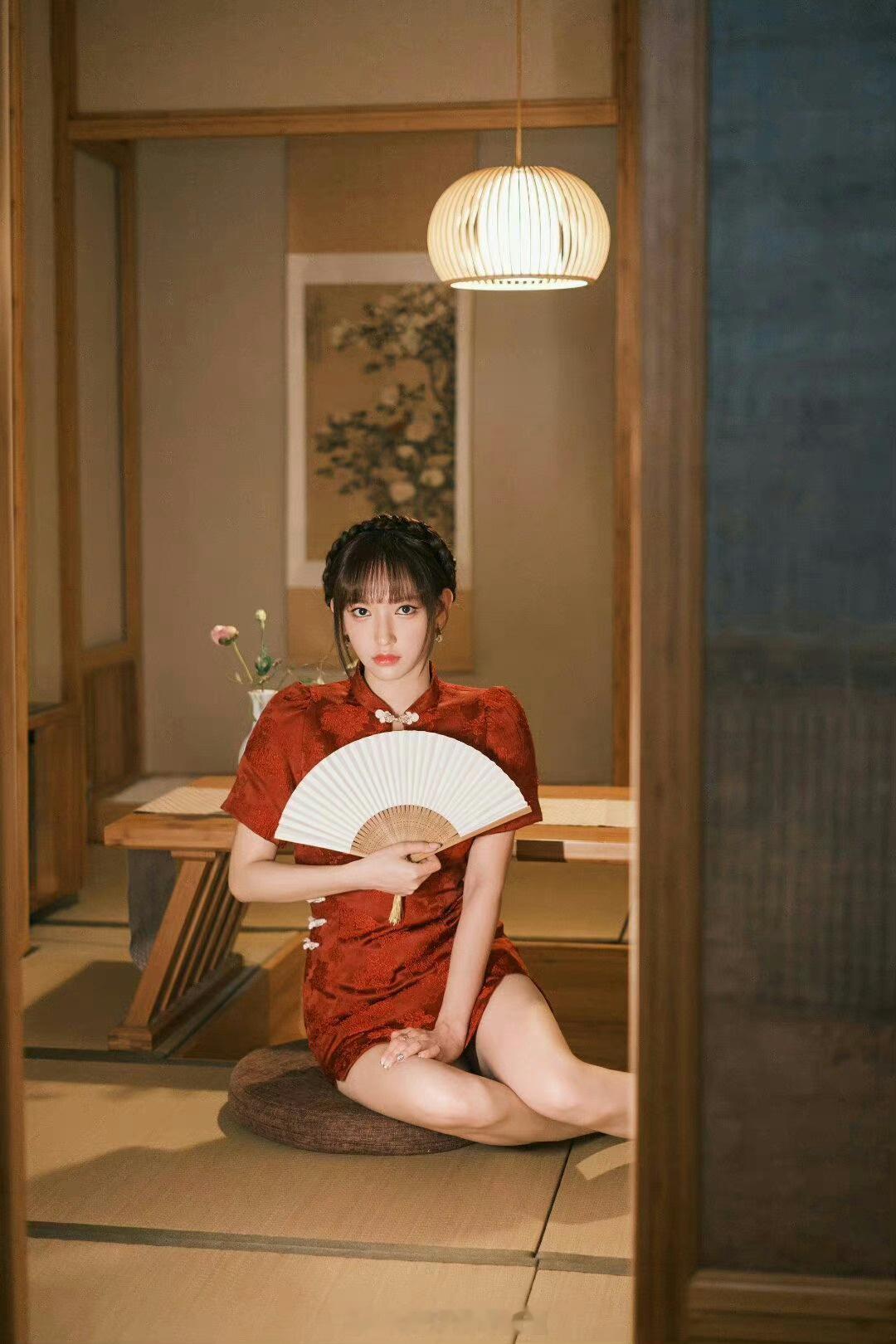 程潇旗袍妆魅力大片​​​