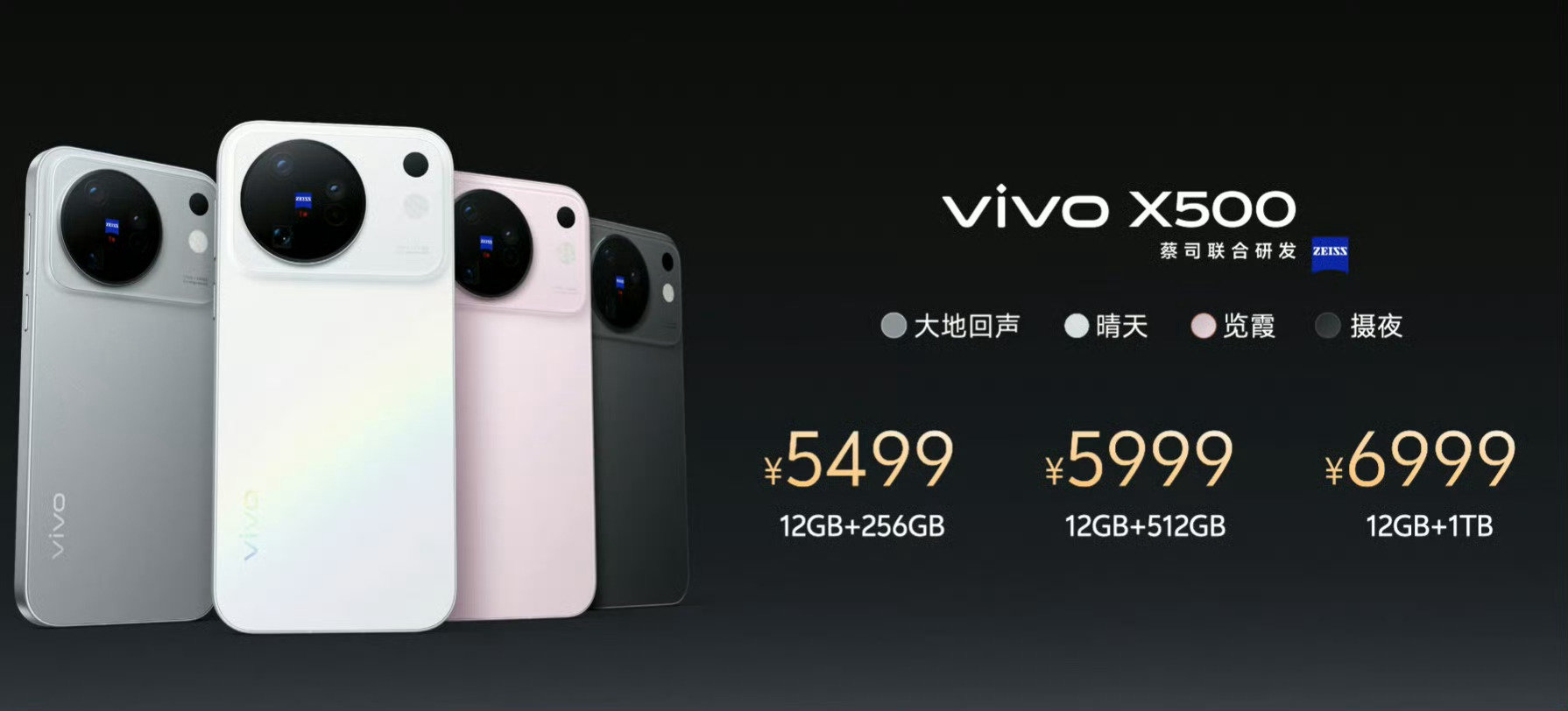 vivoX500全系列价格出来了，大家觉得如何？vivoX5005499起售vivoX500Pro6
