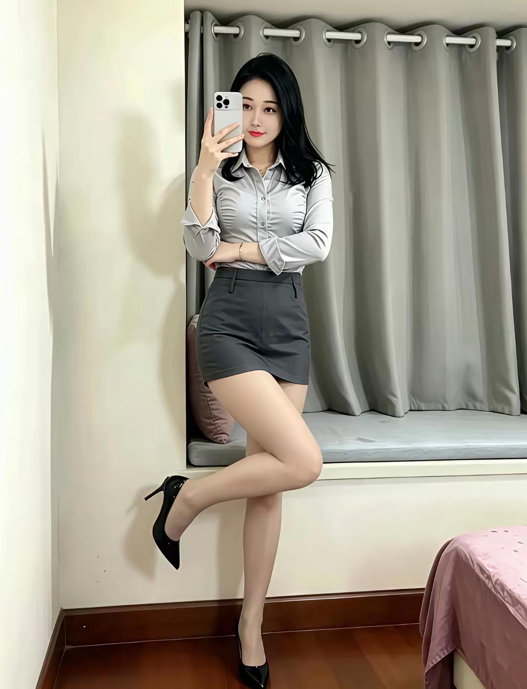 优雅职场风穿搭，黑白配尽显干练魅力！记录光影的瞬间