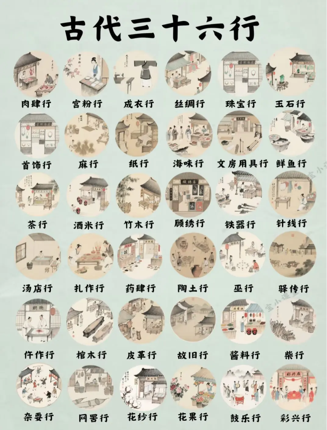 你的工作在古代叫什么