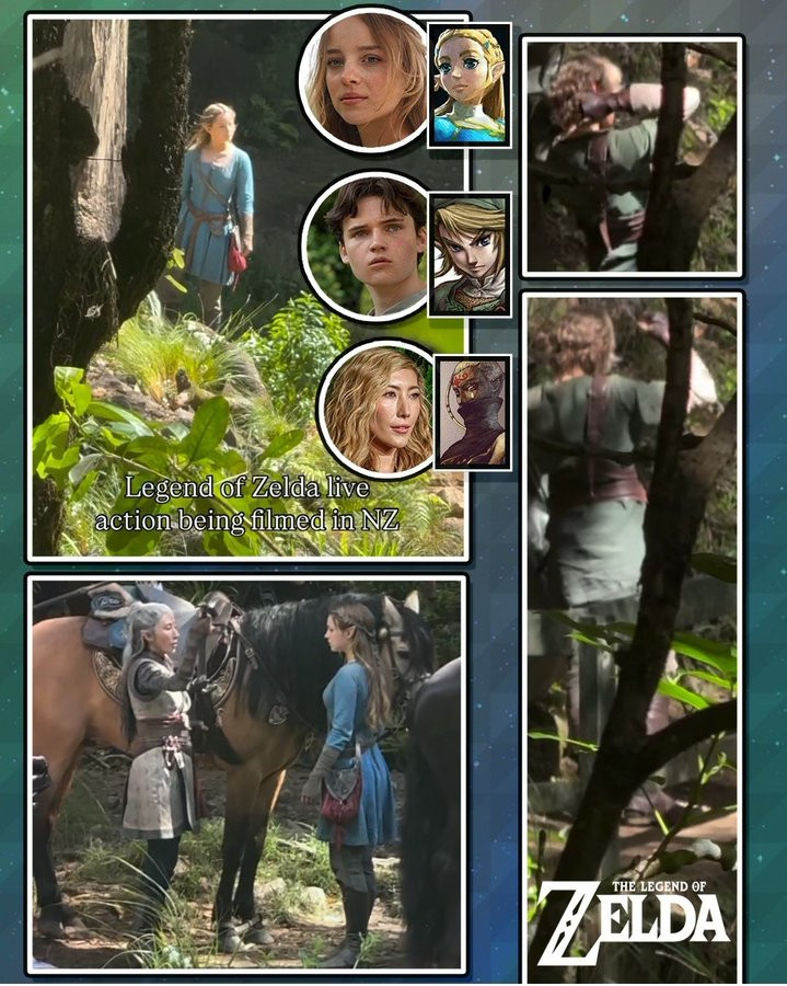 【《塞尔达传说》真人电影疑似英帕现身，演员曝光】《塞尔达传说》真人电影昨日泄漏了