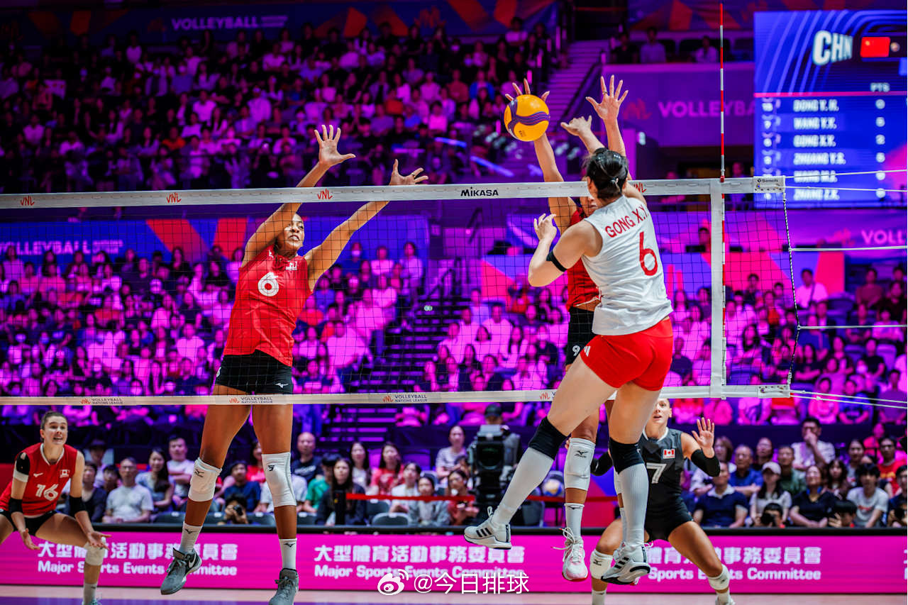 【2026世界女排联赛香港站：中国女排2比3加拿大女排】北京时间7月8日晚上