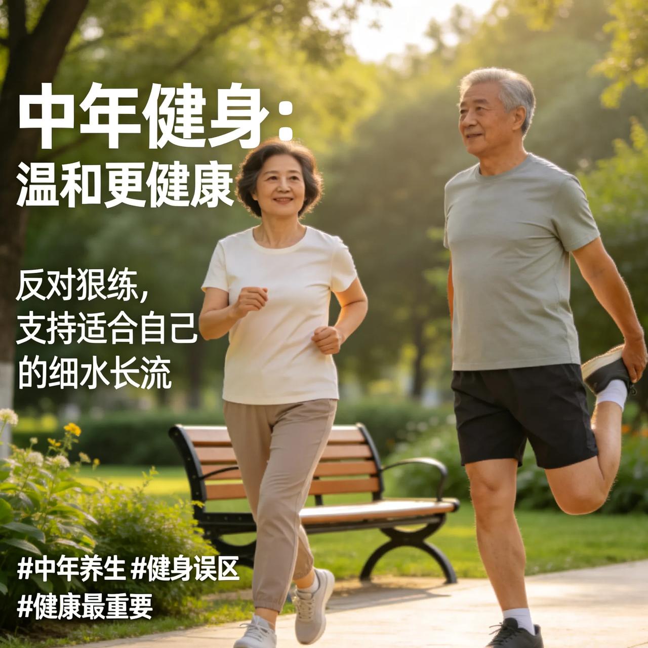 别再骗中年人“狠练才健身”了，真的会害人身边太多人被误导：健身不流大汗、