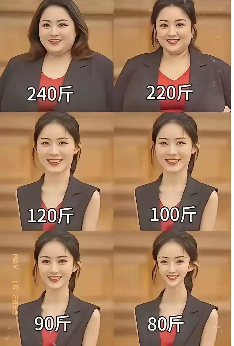 你认为，女生多少斤的最好看？