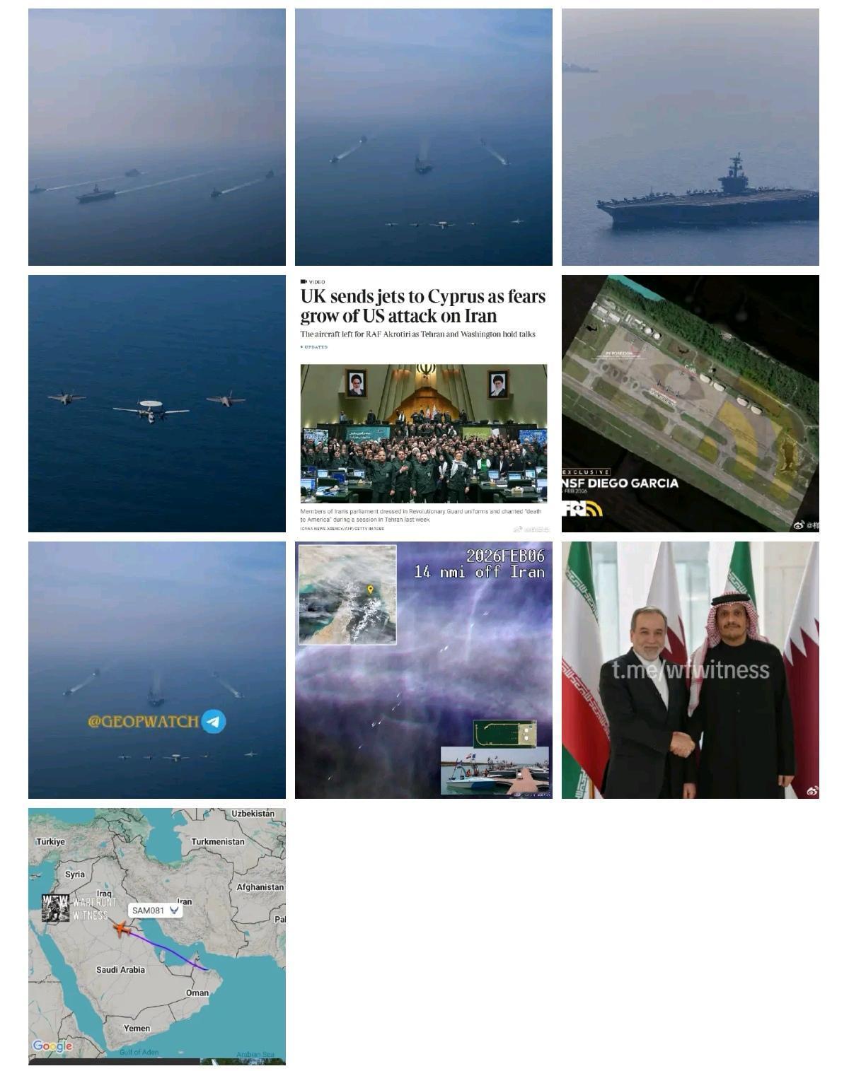 截至2月7日晚，伊朗相关局势动态如下：美军方面美方已高调通报“林肯”号航母