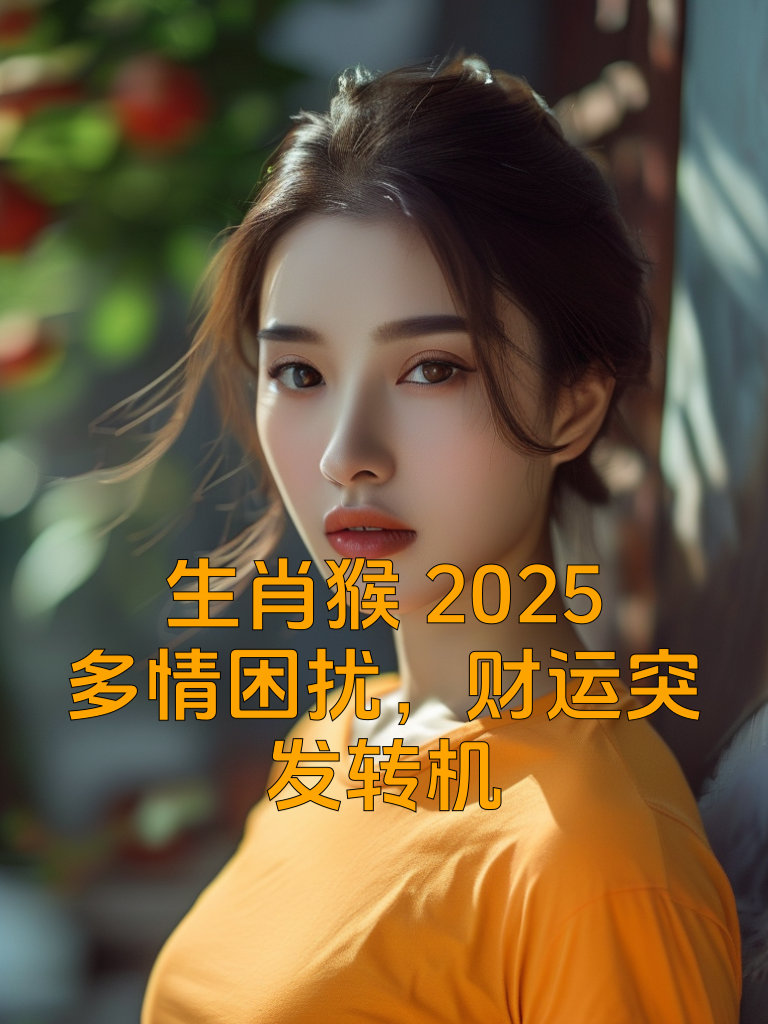 生肖猴2025：多情困扰，财运突发转机