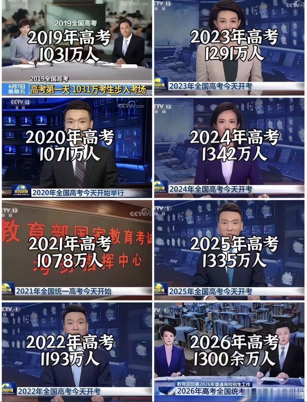 新闻联播记录着高考