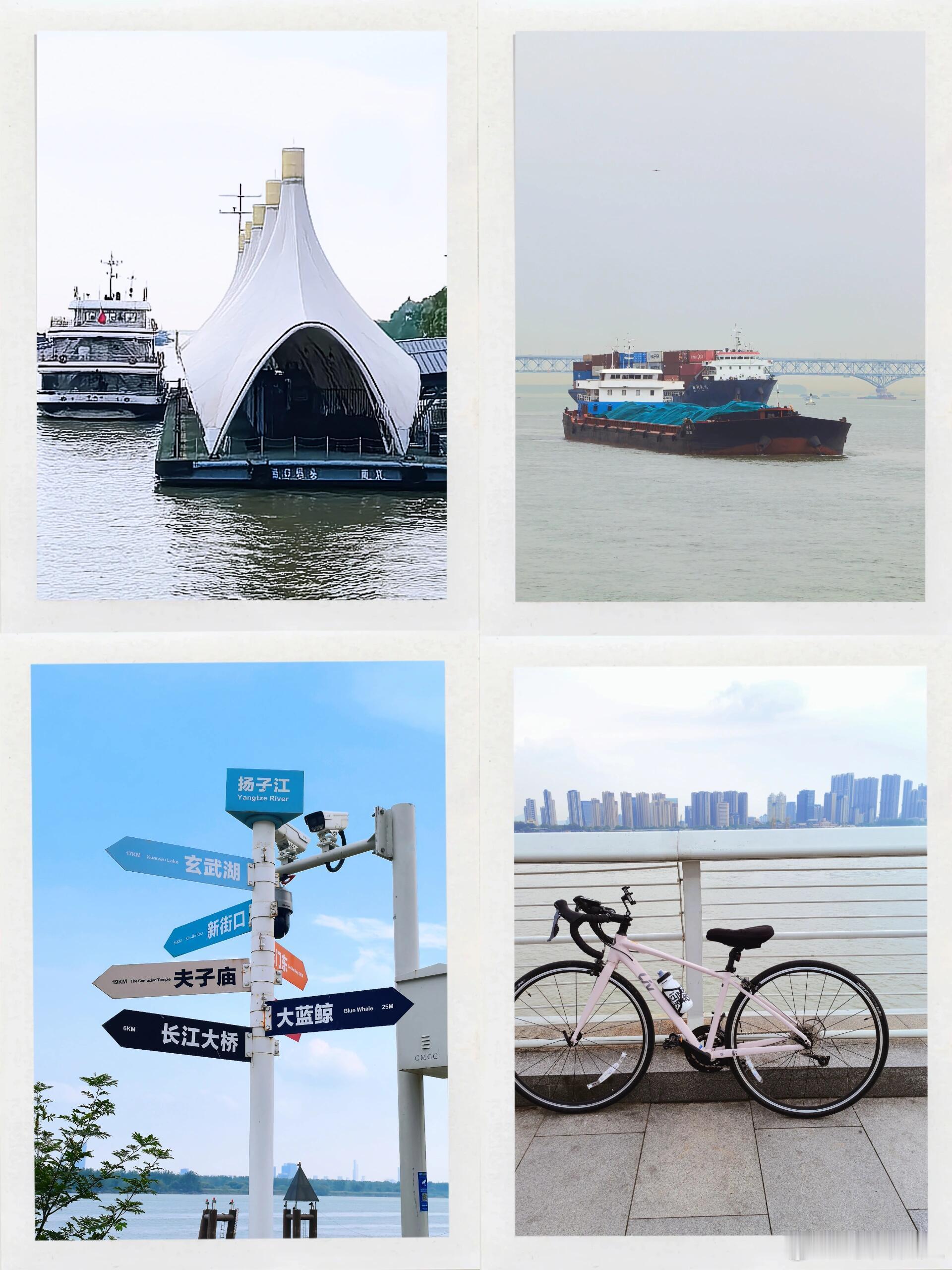 骑行、健身塑形🚴‍♀️南京7大骑行路线实测！新手VS高手全攻略🔥📍1.滨
