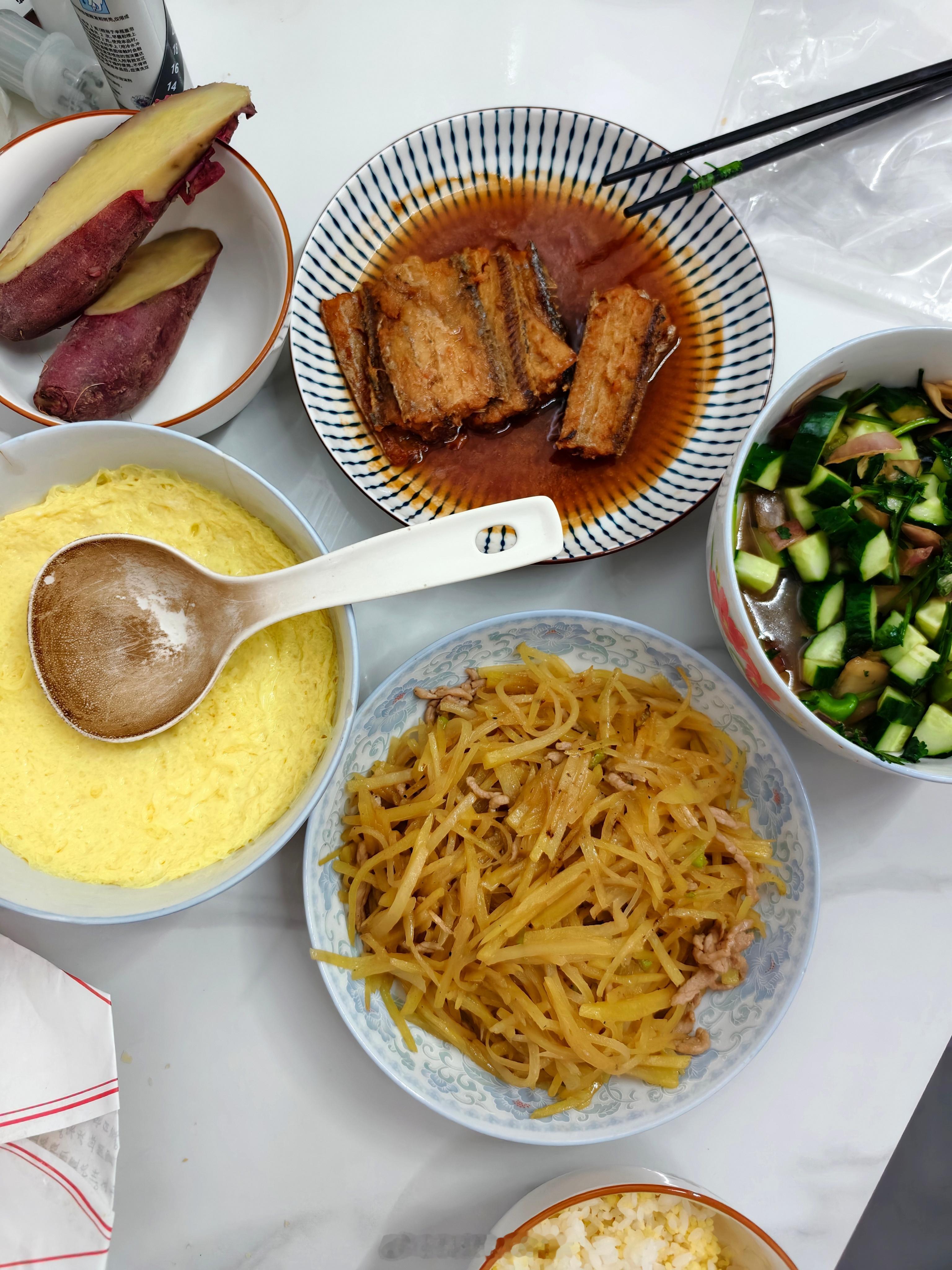 干饭，如果说这都是我做的，大家信吗[滑稽笑]M的小吃地图​​​
