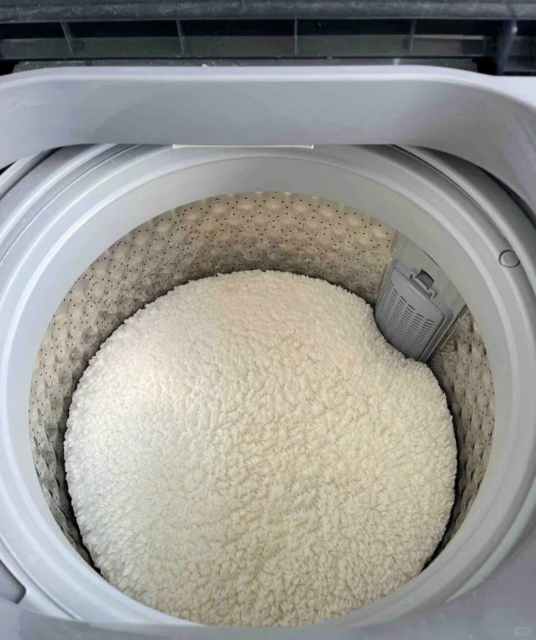 洗衣机洗出了一锅热米饭🍚每次洗被子羊毛毡毯子总会被洗衣机卷成一坨可可爱爱​​