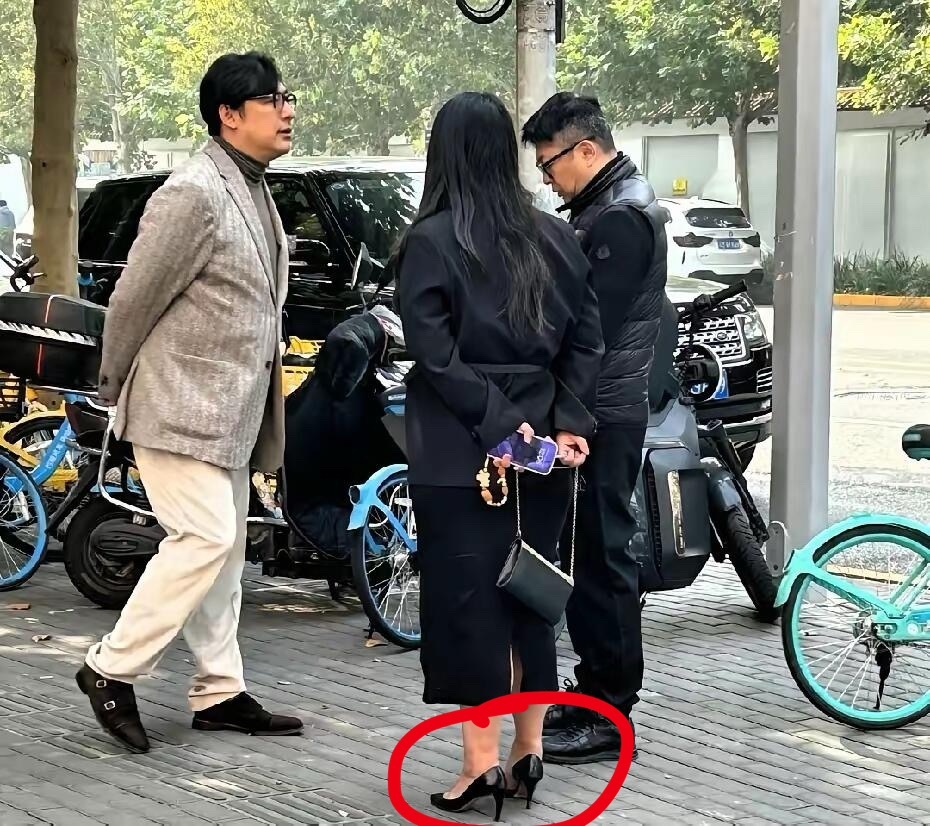 王岳伦李湘街头被偶遇，好像瘦了啊​​​