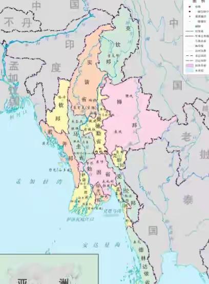 缅甸最大问题是北方问题！缅甸独立时继承了英国殖民者抢来的领土，北方的掸邦和克钦邦