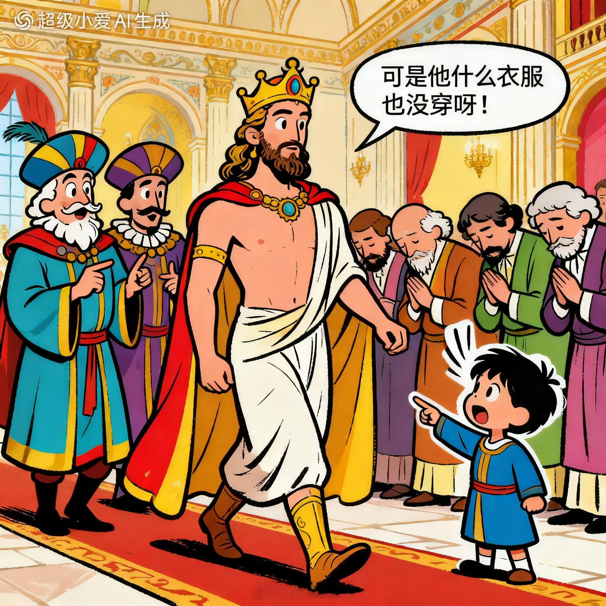 主页全是《皇帝的新衣》