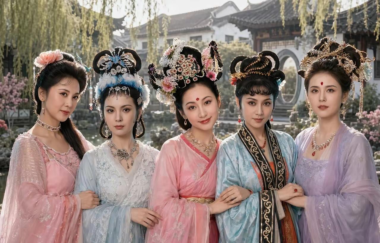 《西游记》中的美女大集合，尽管几十年过去，仍然美的动人心魄，每个人都有独属于自己