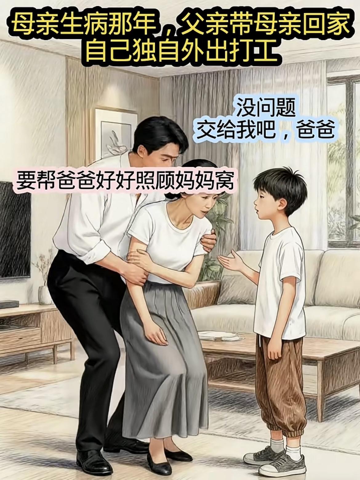 “终于不再是留守儿童了，很开心🈶妈妈的陪伴”[吃瓜][吃瓜]