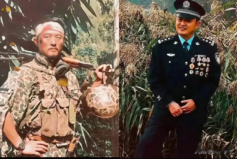 老山侦察连连长李保民，他那眼神跟淬了火的刀子似的，隔着四十年都有杀伤力。时光荏