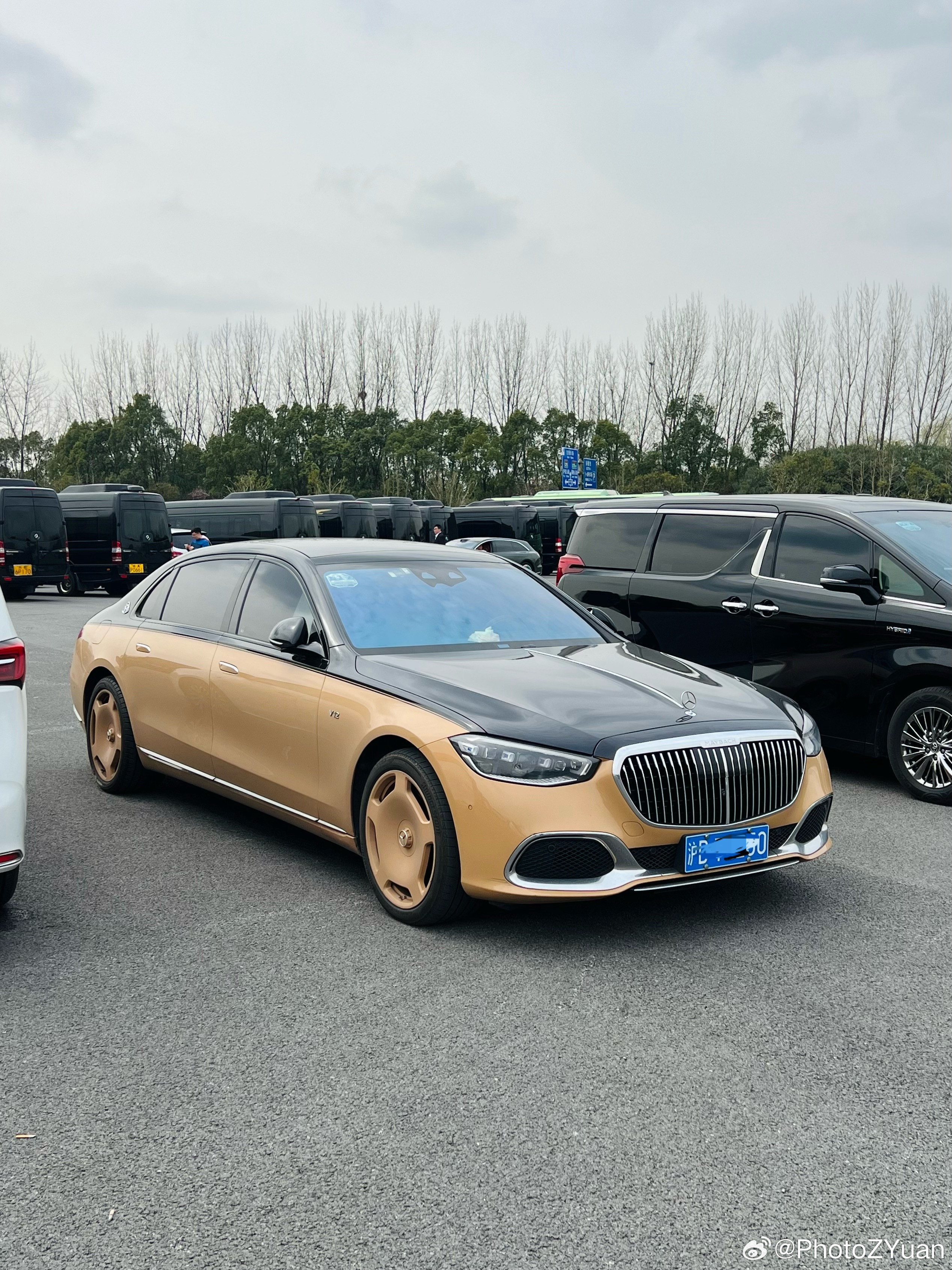 疯狂的F1周🏎️本周末在上海首次见到的车型与特殊版本🚗👁️1. 迈巴赫S