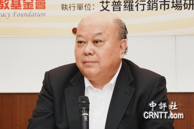 新党李胜峯：台湾人对统一的民意变化过去难想像台湾“民主文教基金会”20日公布的