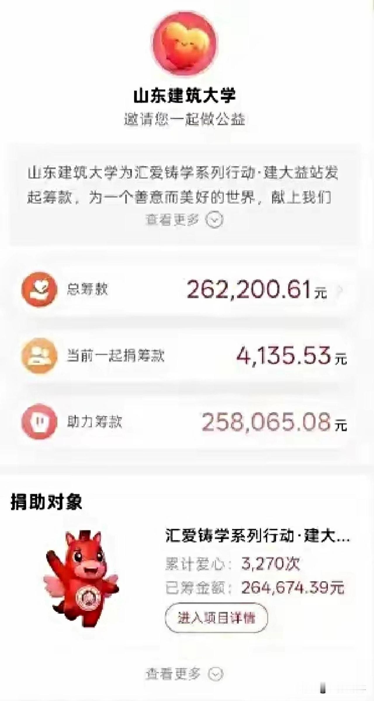 目标3000万仅筹26万，山东建筑大学校庆募捐翻车！这次山东建筑大学为