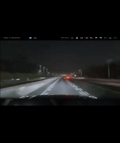 仰望U8L高速正面碰撞实战前车飞出去老远空车3.6吨一般燃油小轿车也就1.2