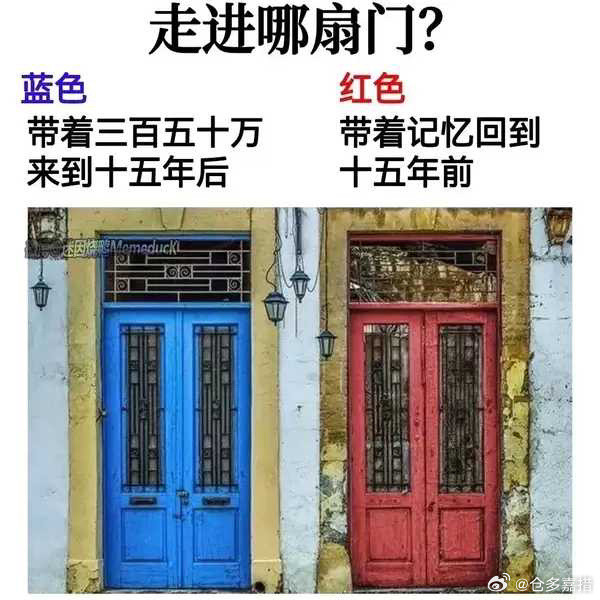 你会走进哪扇门？​​​