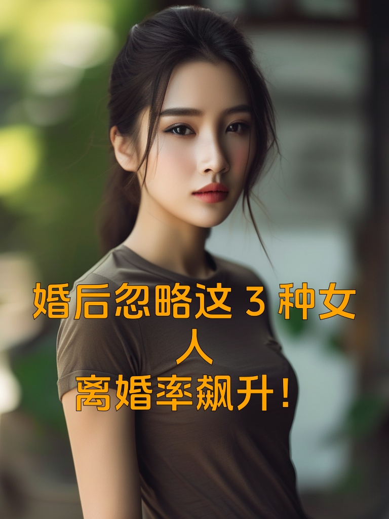婚后忽略这3种女人，离婚率飙升！