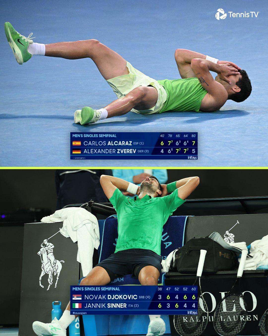 最后的最后，用一幅最简单的比分板，纪念一下这个疯狂的比赛日。澳网2026有这两