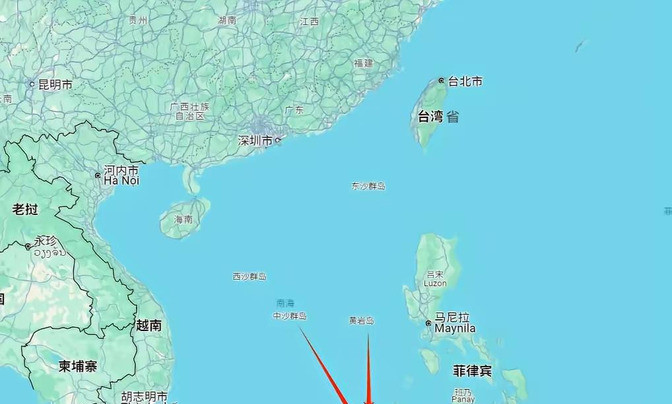 南海巴拉望岛，到底是谁的南海这摊浑水，美国佬铁了心不走！