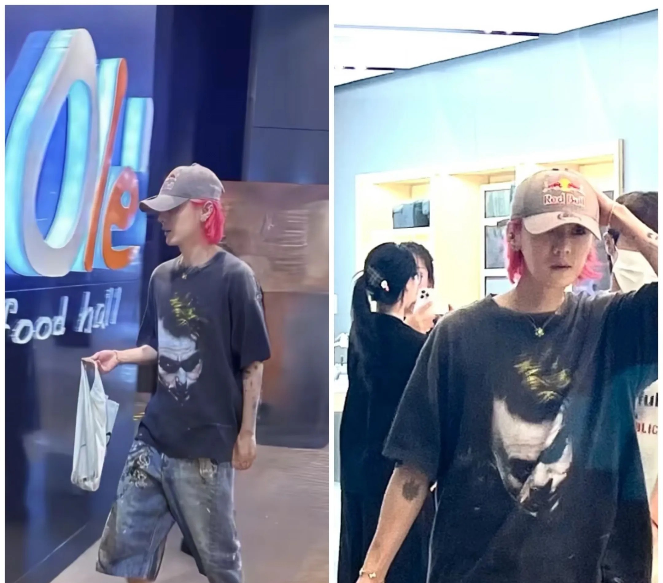 鹿晗你能不能别溜达了我真的生气了一个网友在商场好好地上着班，结果