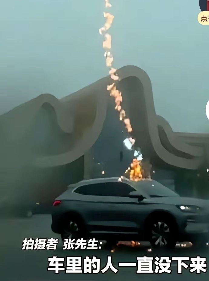 比亚迪车主这遭雷劈的经历火了！