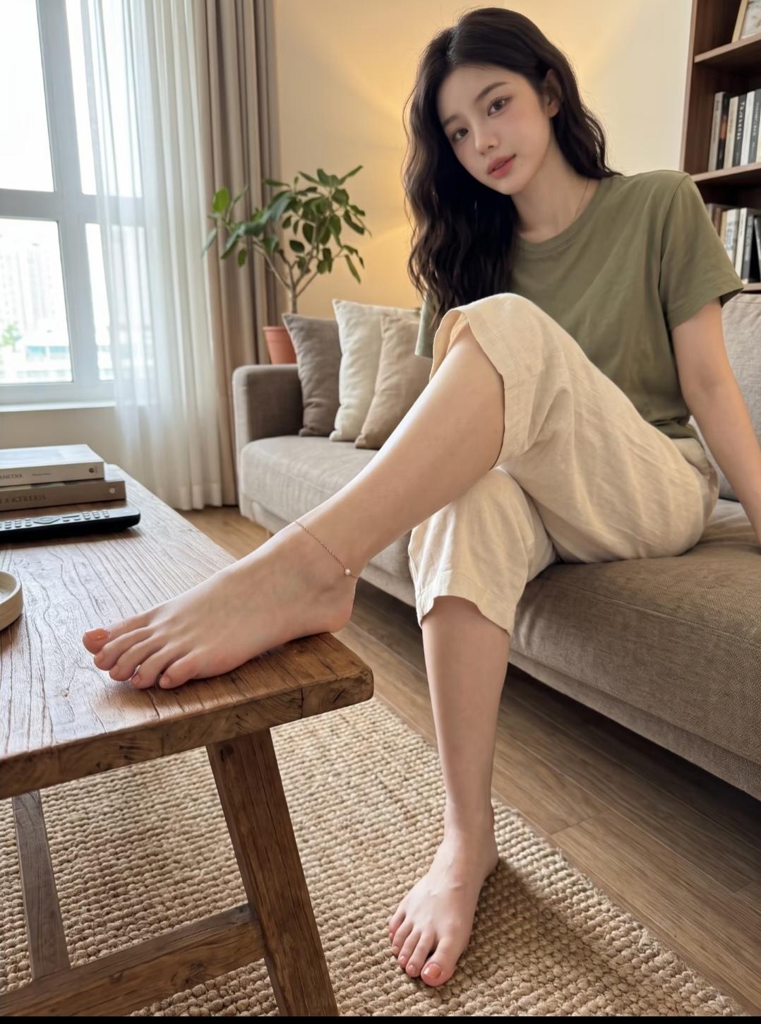 最值得炫耀的就是我的脚，你能找出它的缺点吗？