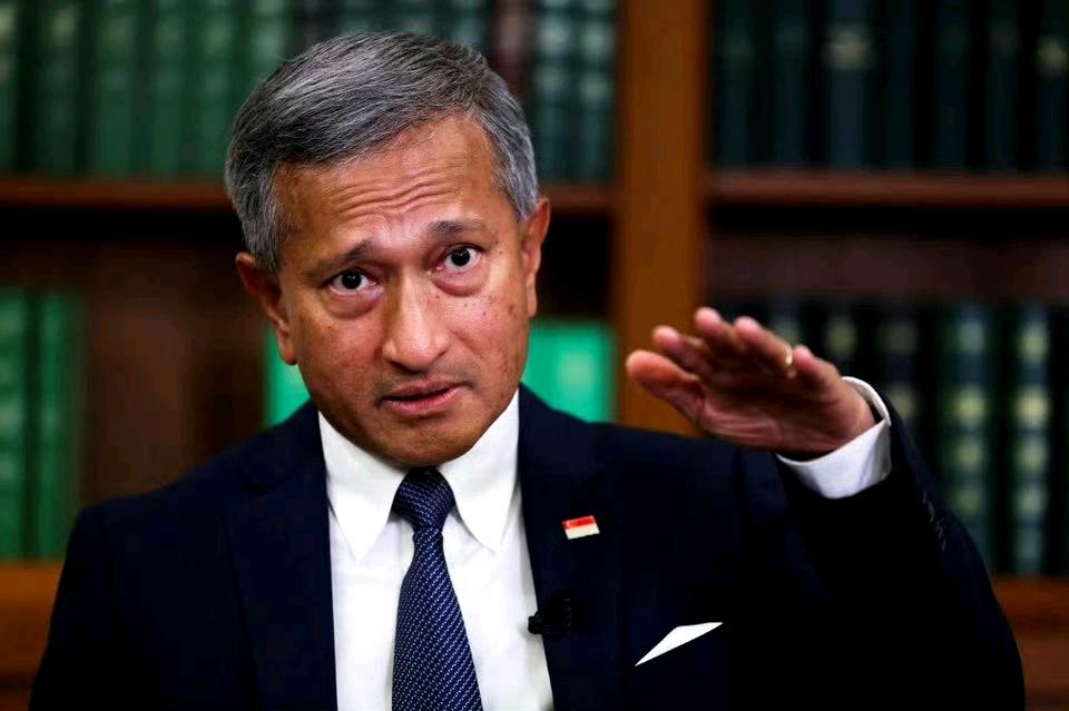 3月23日新加坡外交部长维文(VivianBalakrishnan)接受路透