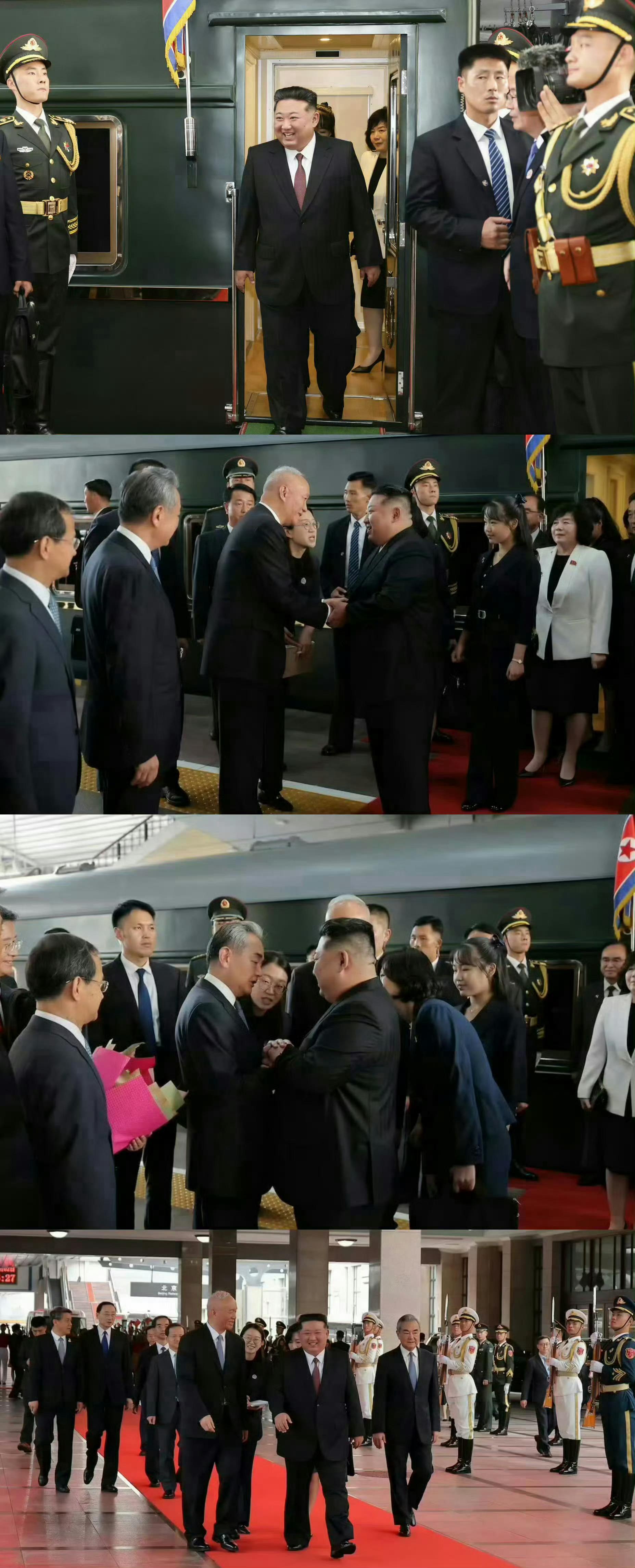 金正恩抵京坐等明天阅兵直播​​​