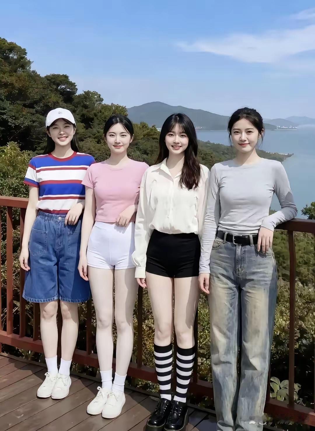 四位颜值出众的姑娘，目前全都单身没有男友，风格各有千秋，气质各不相同。如果
