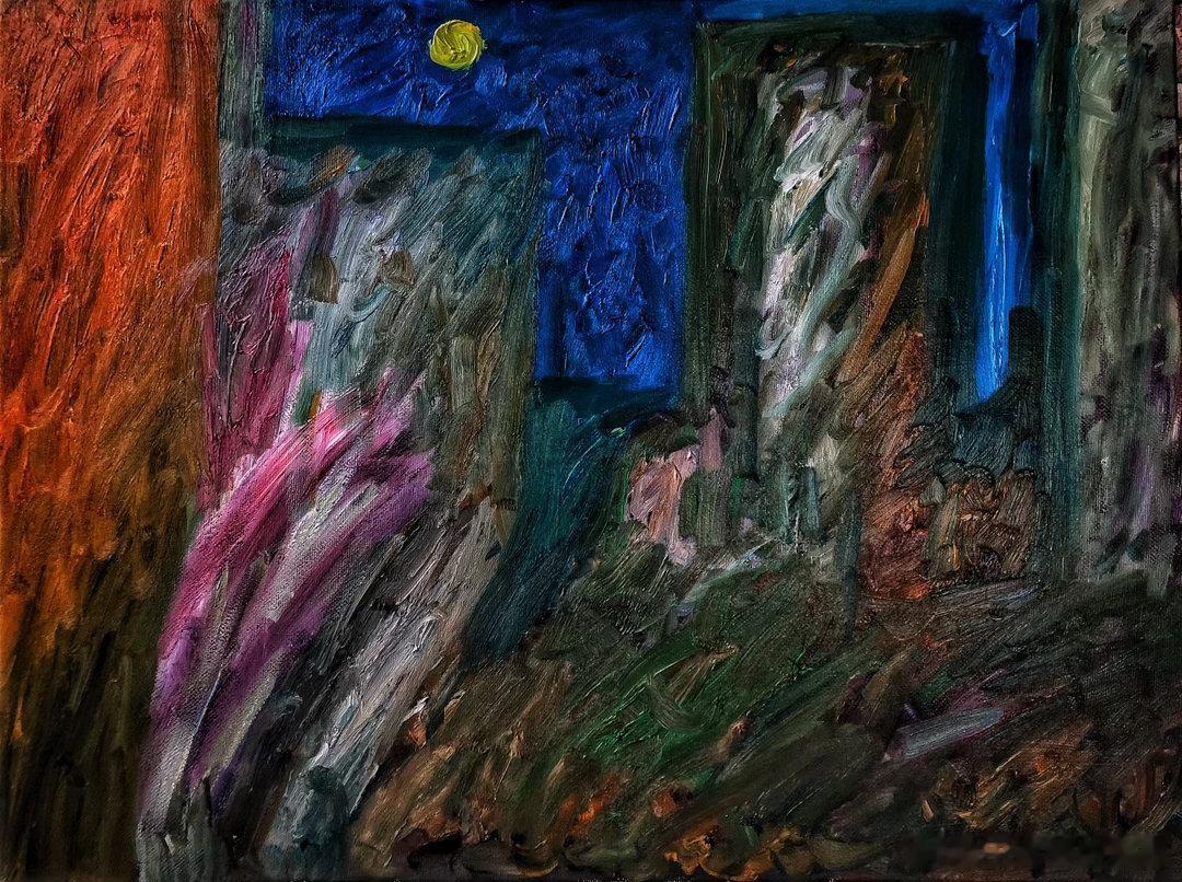 摄影人王鹭佳：2021油画作品。油画王鹭佳