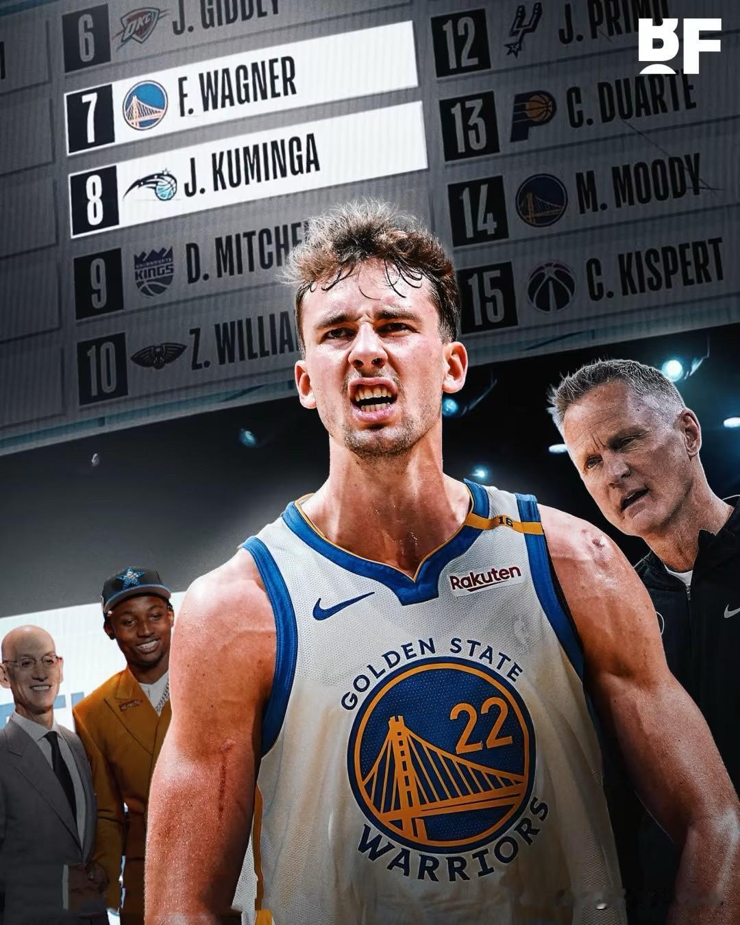 勇士选秀挑库明加并非出自主帅科尔本意？据勇士的內部人士透露，当年选秀，科尔原本