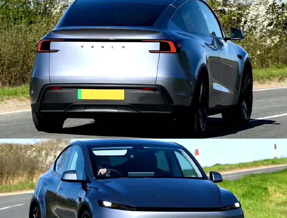廉价版ModelY被曝光，与ModelY相比，其天幕玻璃被取消，一体日行灯也