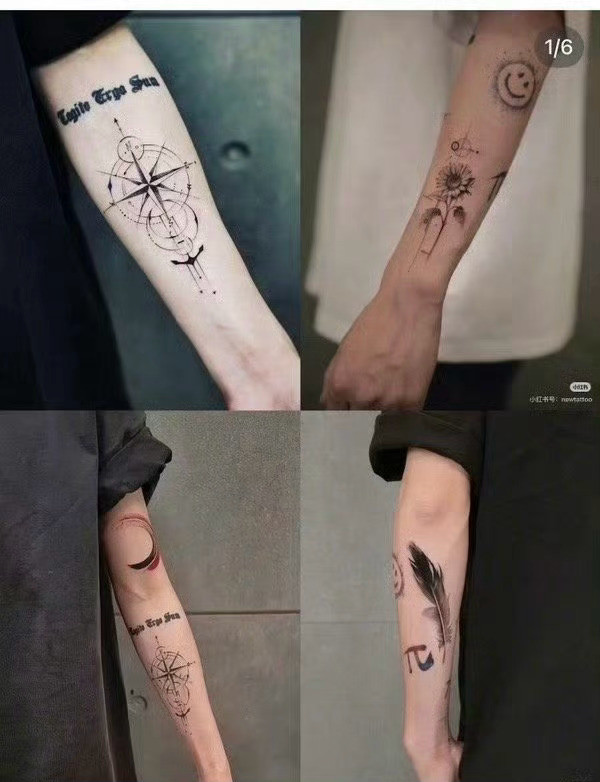 司晓迪晒的纹身和桌子像吗？