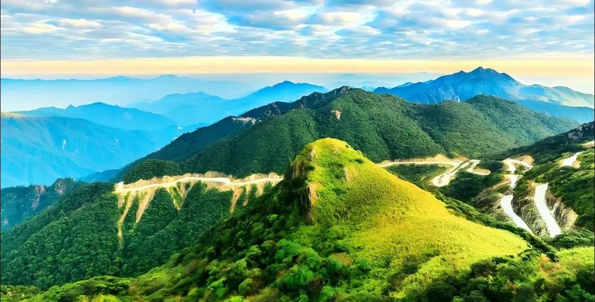 。山势峻拔如屏，峰峦叠嶂，主峰山马塘顶入云，海拔1787米。原始林海莽莽，覆盖