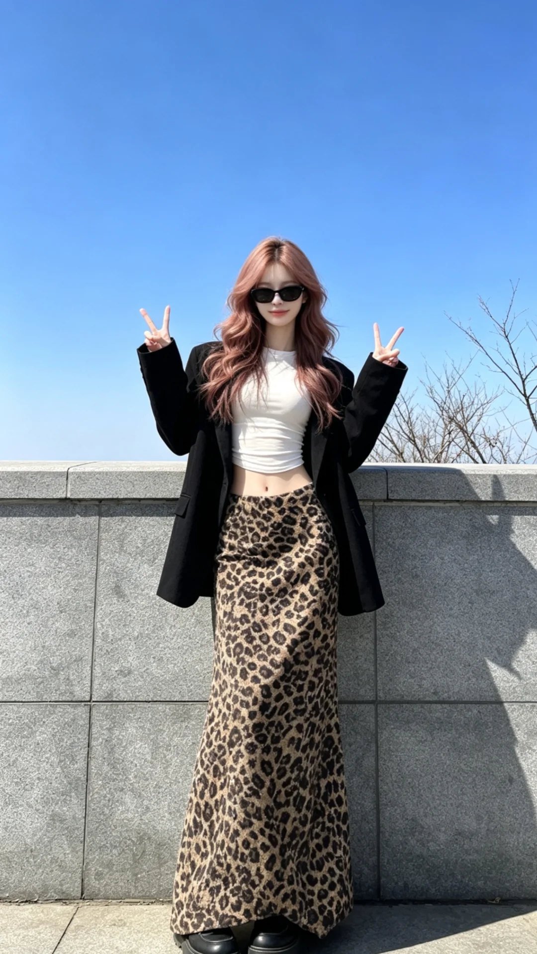 豹纹裙好有高级感