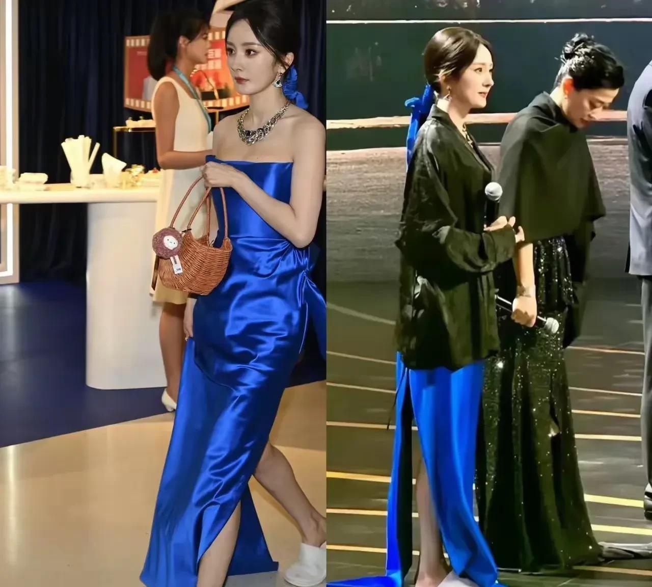 要不怎么说杨幂这么成功呢，这种临场反应，可没几个人做得出来。真不愧是娱乐圈高